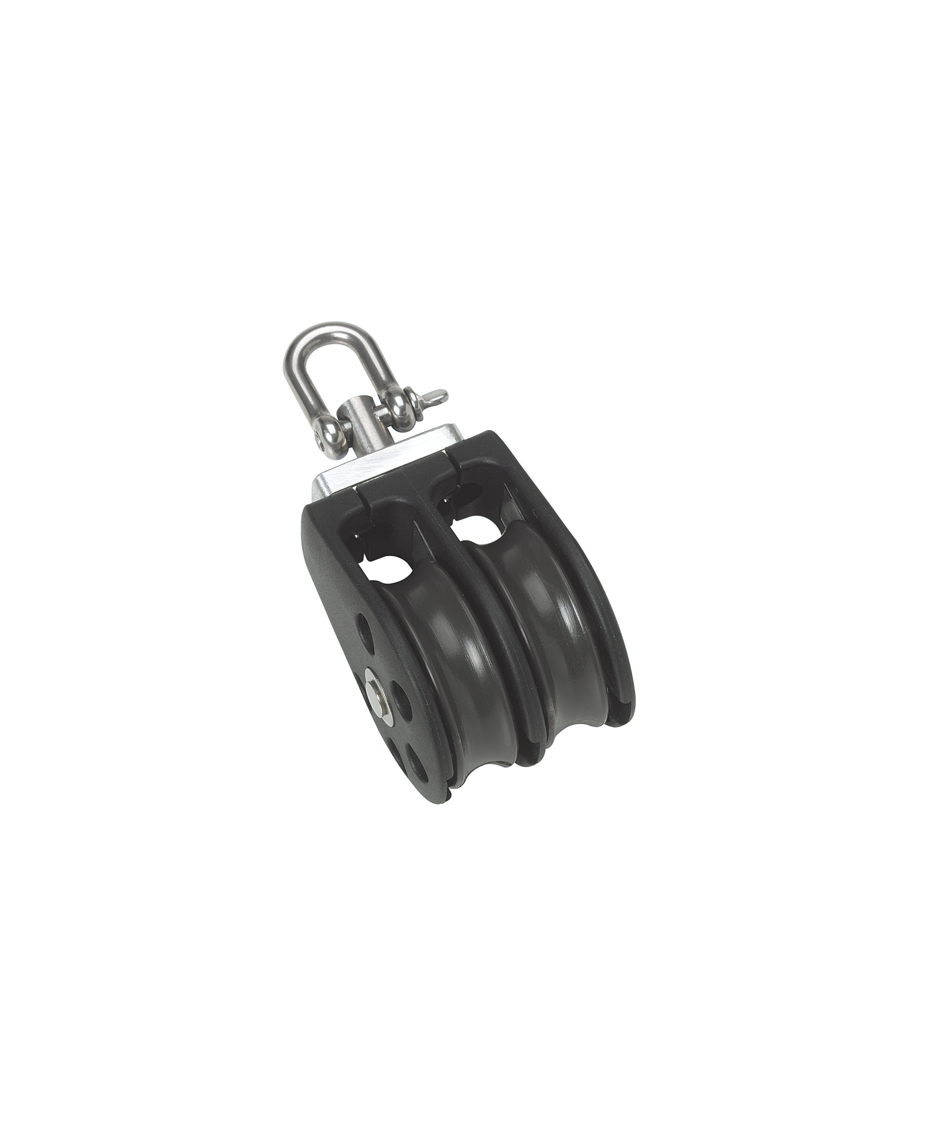Barton Marine Size 2 35mm Plain Bearing Pulley Block Double With Swivel | SendIt Sailing