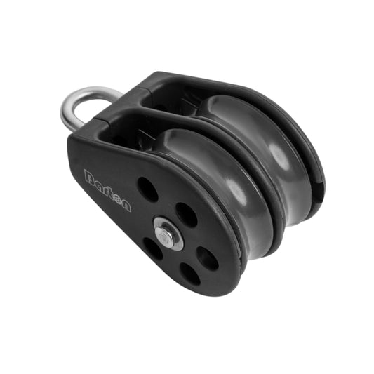 Barton Marine Size 3 45mm Ball Bearing Pulley Block Double Block Fixed Eye | SendIt Sailing