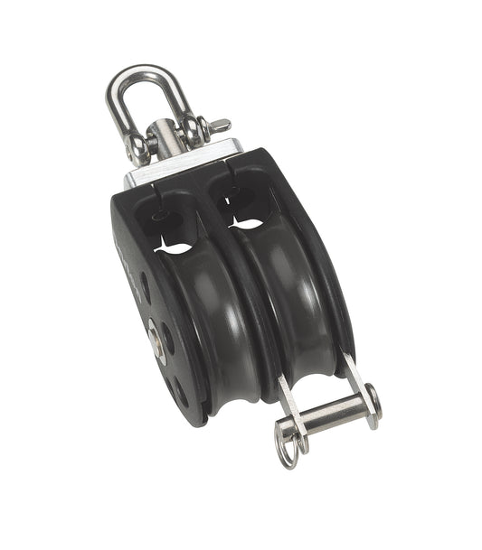Barton Marine Size 3 45mm Ball Bearing Pulley Block Double Swivel & Becket | SendIt Sailing