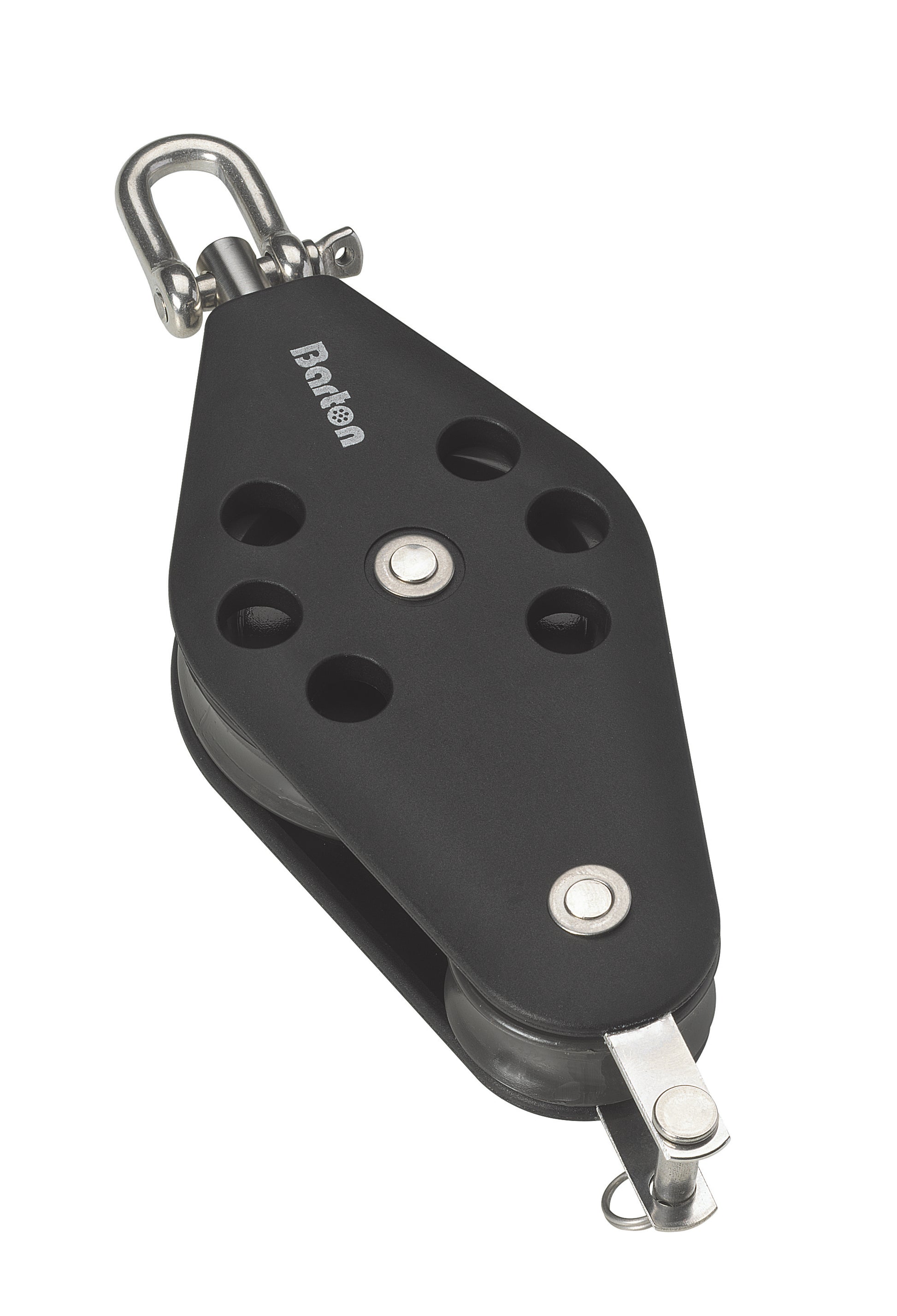 Barton Marine Size 3 30/58mm Ball Bearing Pulley Block Fiddle Swivel & Becket | SendIt Sailing