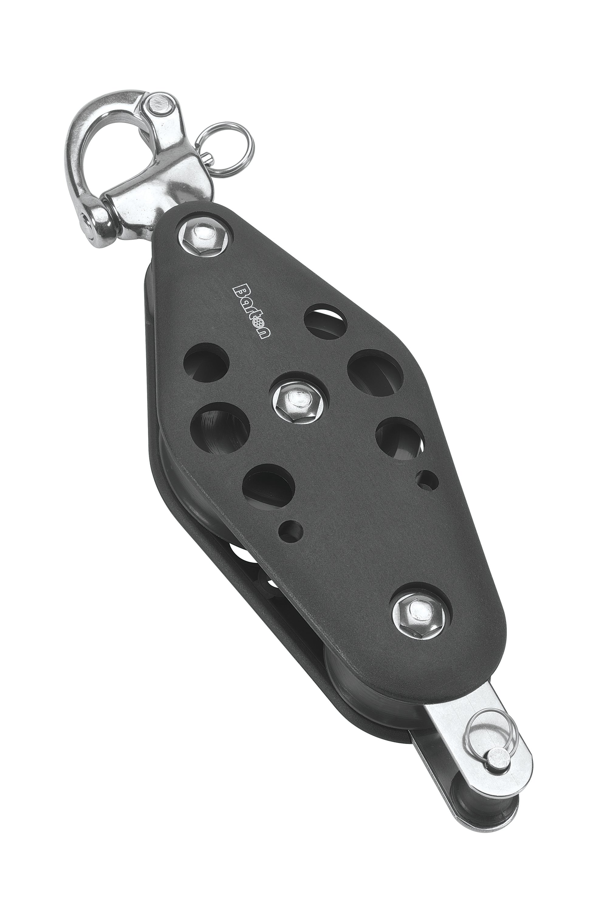 Barton Marine Size 5 38/64mm Plain Bearing Pulley Block Fiddle Snap Shackle & Becket | SendIt Sailing