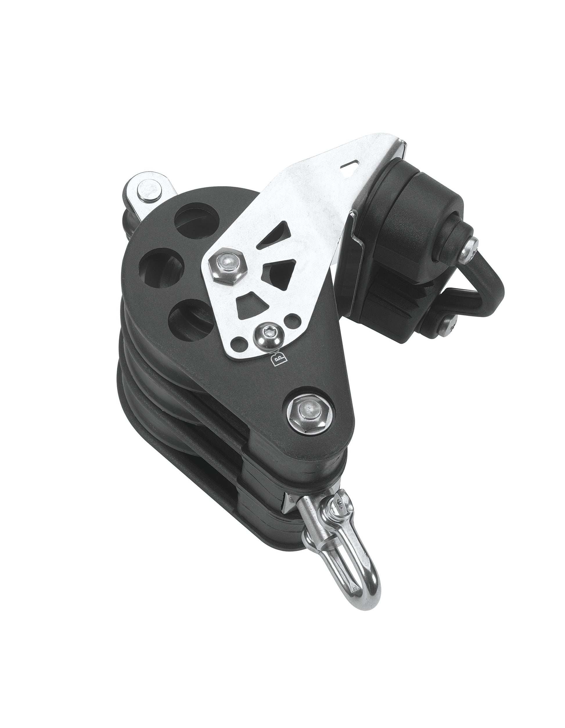 Barton Marine Size 5 54mm Ball Bearing Pulley Block Triple Swivel Becket & Cam | SendIt Sailing
