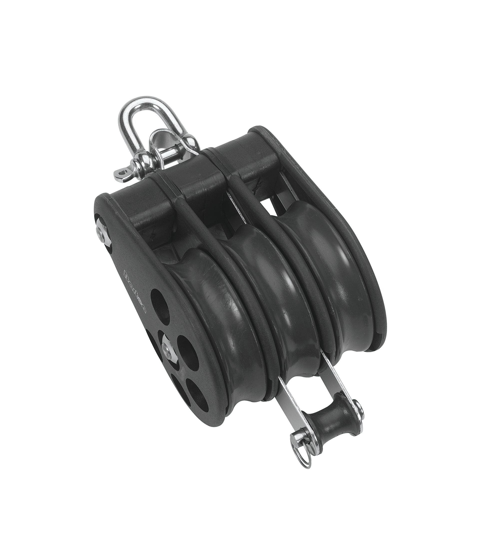 Barton Marine Size 6 64mm Plain Bearing Pulley Block Triple Reverse Shackle & Becket | SendIt Sailing