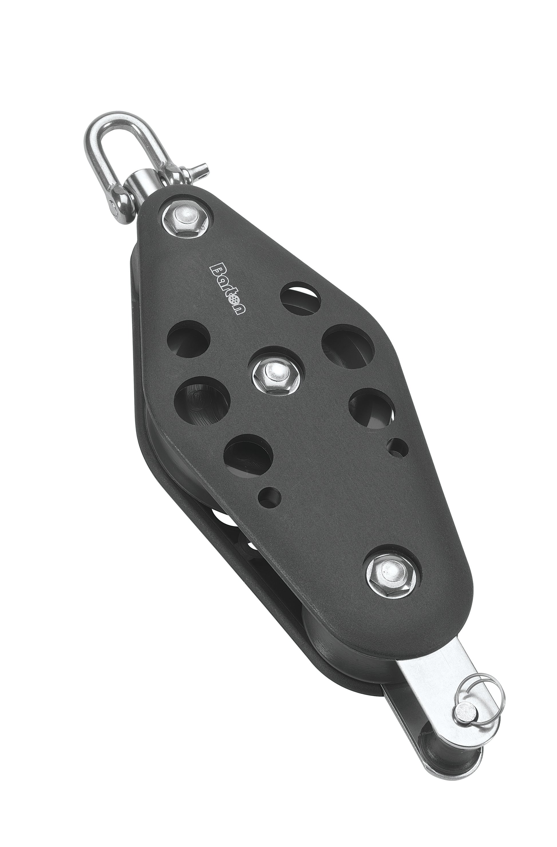Barton Marine Size 6 44/72mm Plain Bearing Pulley Block Fiddle Swivel & Becket | SendIt Sailing