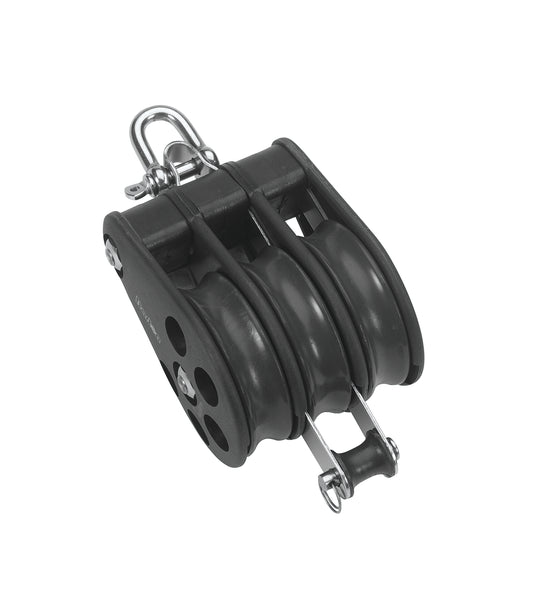 Barton Marine Size 7 70mm Plain Bearing Pulley Block Triple Reverse Shackle & Becket | SendIt Sailing