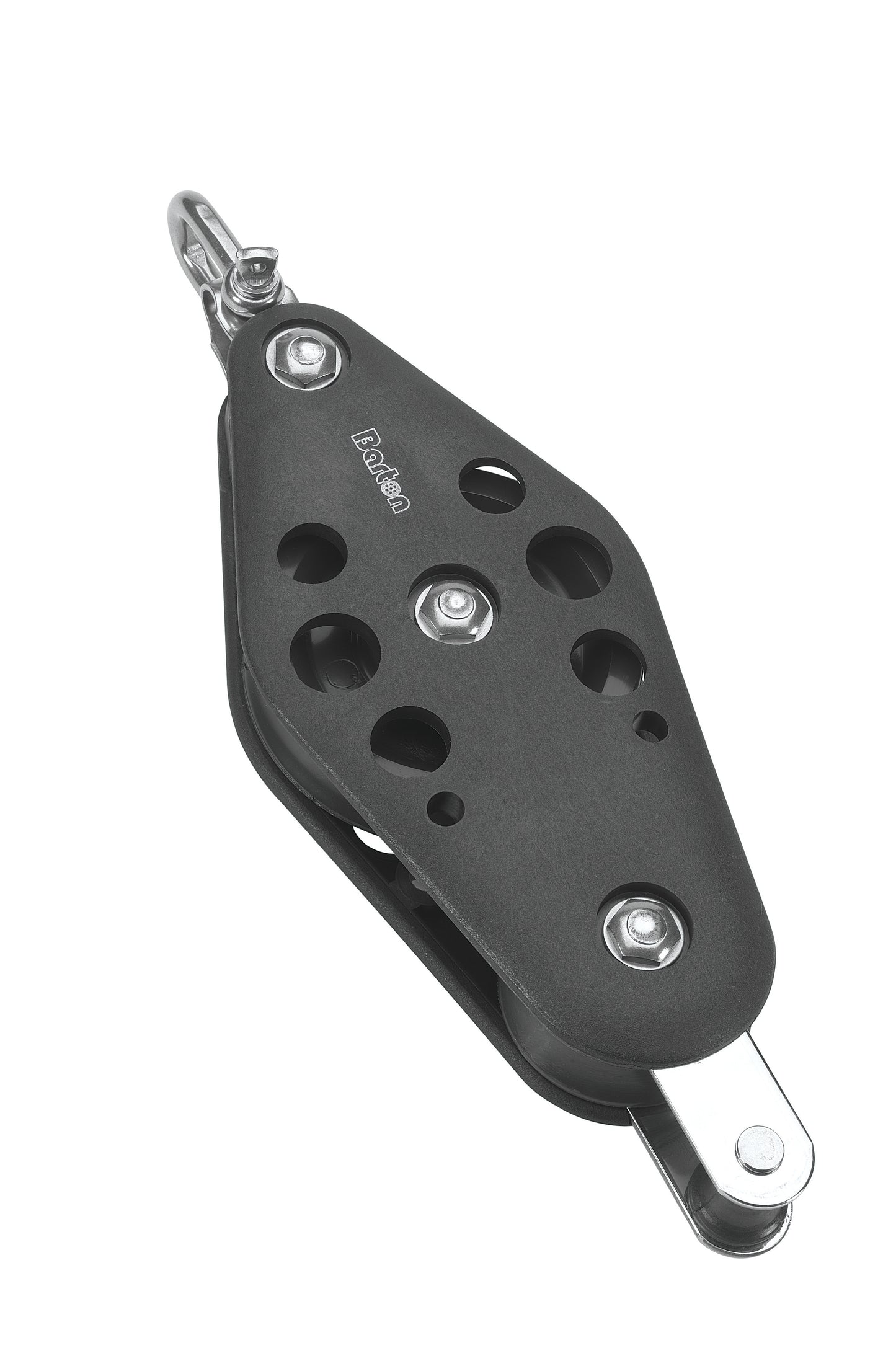 Barton Marine Size 7 44/72mm Fiddle Ball Bearing Pulley Block Reverse Shackle & Becket | SendIt Sailing