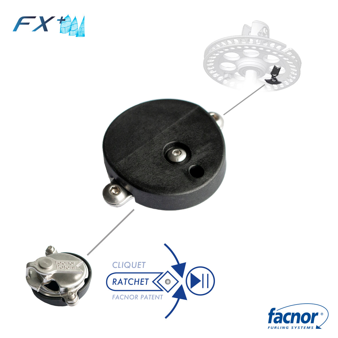Facnor Ratchet For FX2500+ | SendIt Sailing