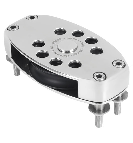 Antal S1231 Classic Stainless Steel Deck Block D120 | SendIt Sailing