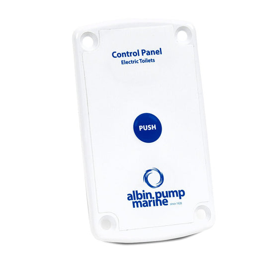 Albin Group Marine Control Panel Standard Electric Toilet | SendIt Sailing