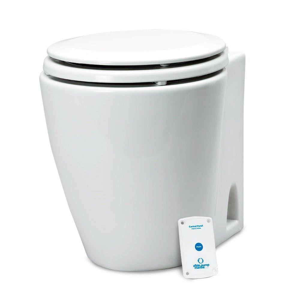 Albin Group Marine Design Marine Toilet Standard Electric - 12v | SendIt Sailing