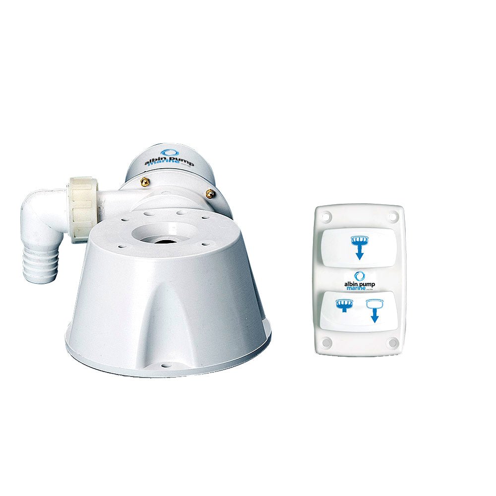 Albin Group Marine Silent Electric Toilet Kit - 24V | SendIt Sailing