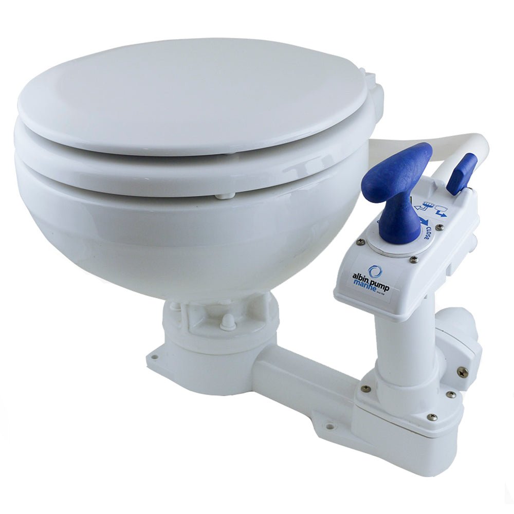 Albin Group Marine Toilet Manual Compact Low | SendIt Sailing