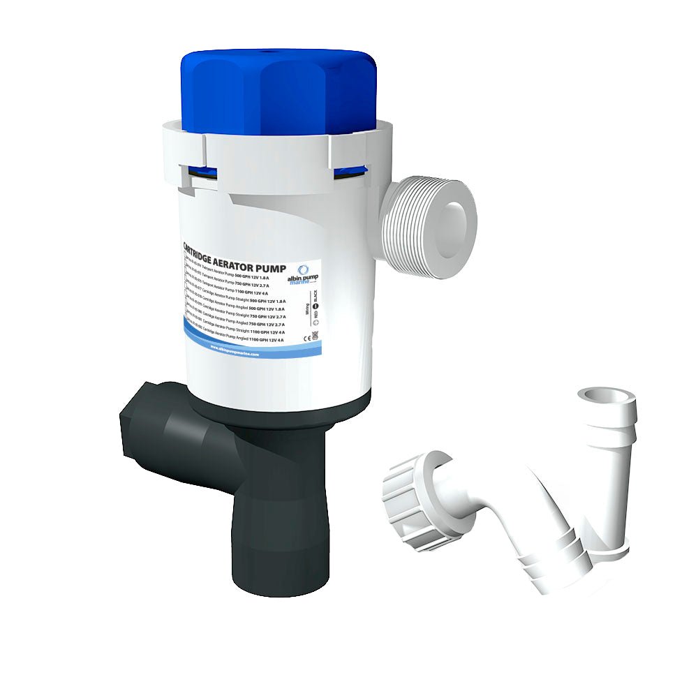 Albin Group Twinport Aerator Pump - 500 GPH - 12v | SendIt Sailing