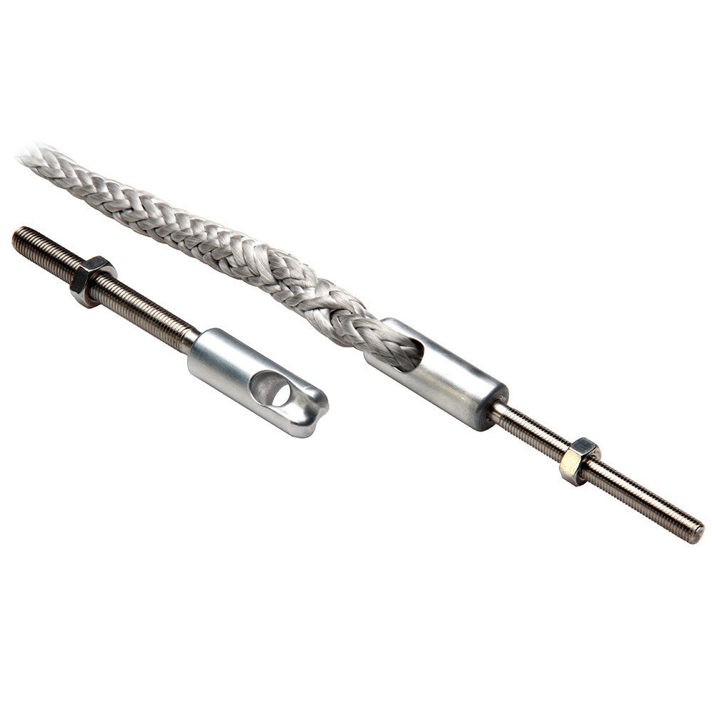 C. Sherman Johnson Splice Eye with Threded Stud: 1/4in-28 x 2-1/2in LH with Splice Eye | SendIt Sailing