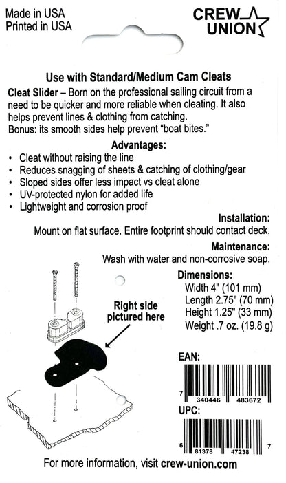 Cleat Slider | SendIt Sailing