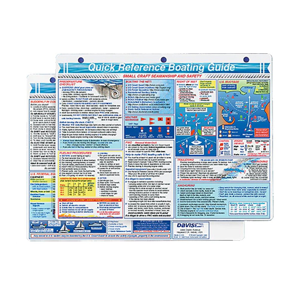 Davis Quick Reference Boating Guide Card | SendIt Sailing