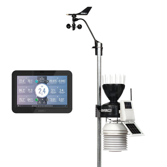 Davis Vantage Pro2 Wireless Wx Station with WeatherLink Console & 24hr Fan Shield | SendIt Sailing