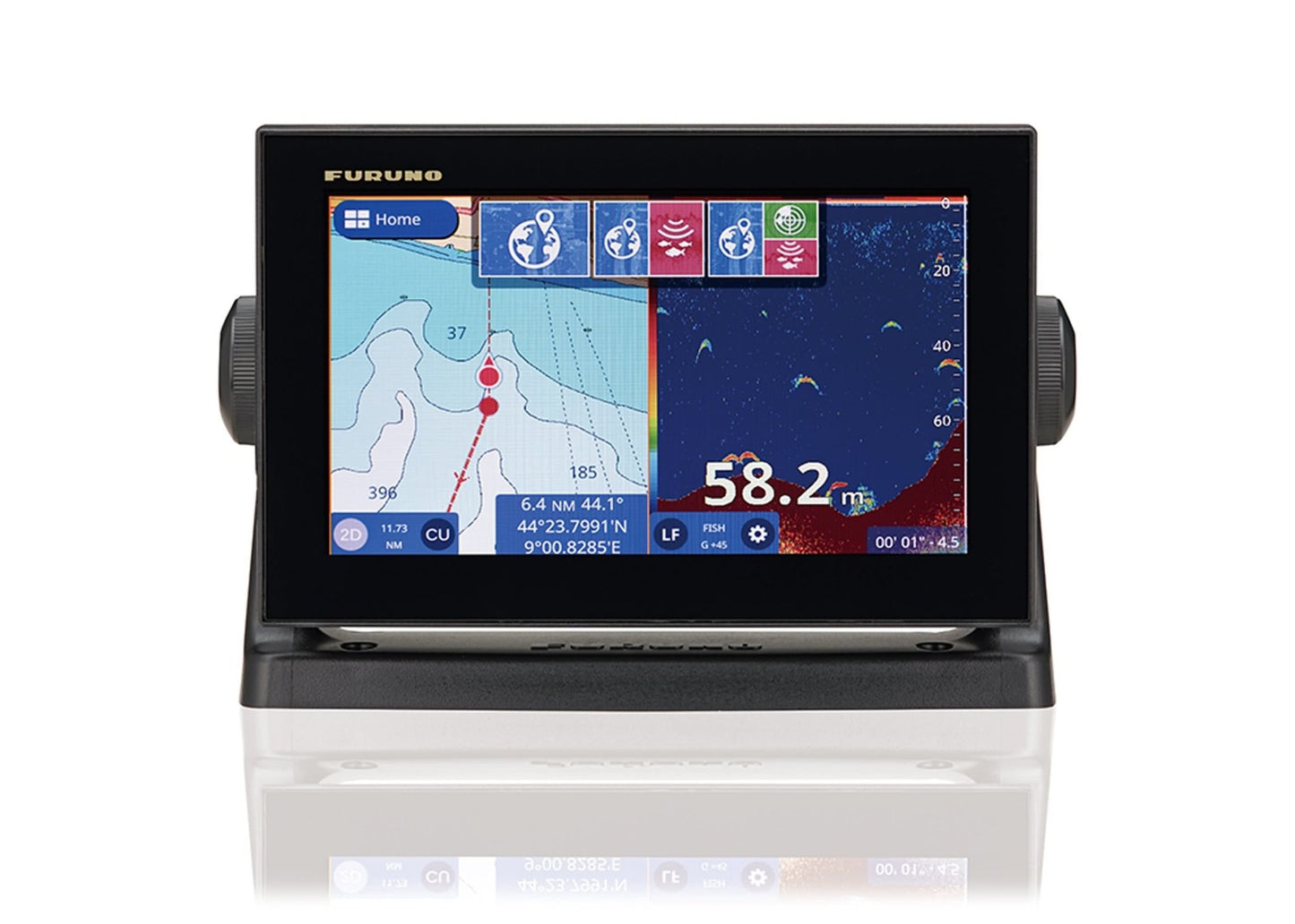 FURUNO GP1971F 9in GPS/CHARTPLOTTER/FISHFINDER 50/200, 600W, 1KW, SINGLE CHANNEL & CHIRP | SendIt Sailing