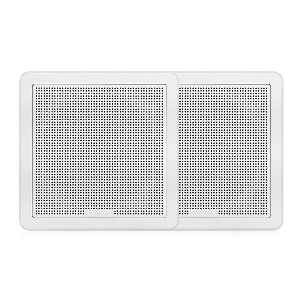 Fusion FM-65SW FM Series 6.5in 120 Flush Mount Square Marine Speakers - 120W | SendIt Sailing