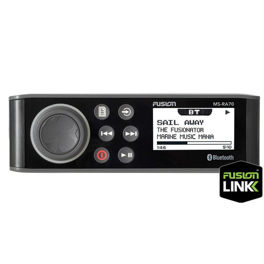 Fusion MS-RA70 Stereo with AM/FM/BT - 2 Zone | SendIt Sailing