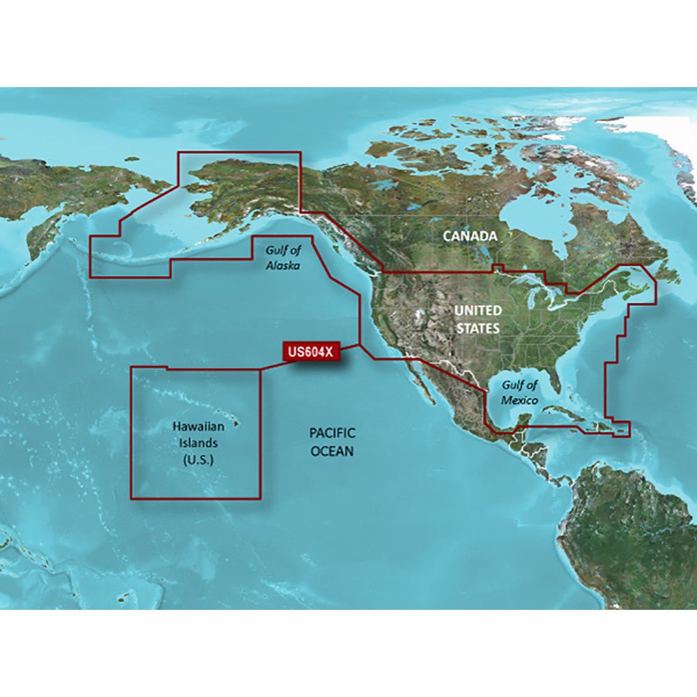 Garmin BlueChart g3 HD - HXUS604x - US All & Canadian West | SendIt Sailing