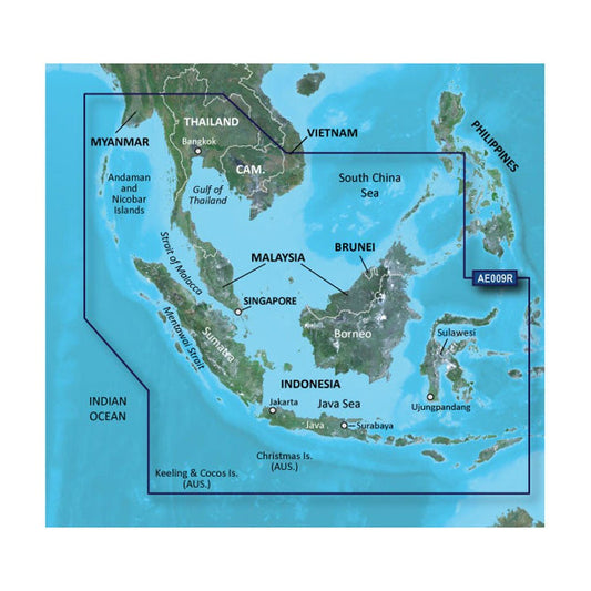 Garmin BlueChart g3 Vision HD - VAE009R - Sin/Mal/Indonesia | SendIt Sailing