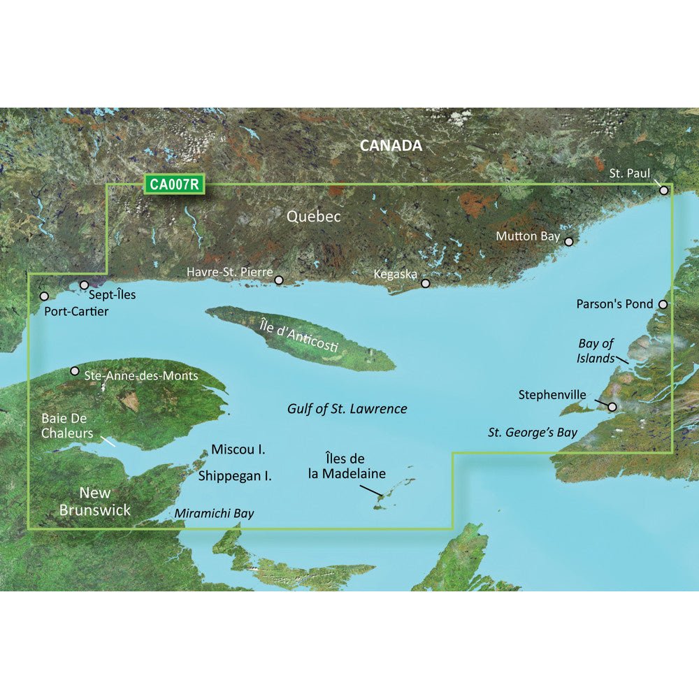 Garmin BlueChart g3 Vision HD - VCA007R - Les Mechins - St. Georges Bay | SendIt Sailing