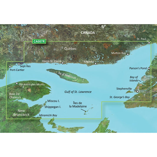 Garmin BlueChart g3 Vision HD - VCA007R - Les Mechins - St. Georges Bay | SendIt Sailing