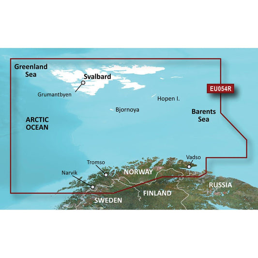 Garmin BlueChart g3 Vision HD - VEU054R - Vestfjd-Svalbard-Varanger | SendIt Sailing