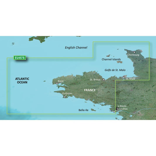 Garmin BlueChart g3 Vision HD - VEU457S - Bretagne | SendIt Sailing