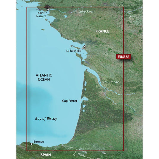 Garmin BlueChart g3 Vision HD - VEU465S - La Baule to San Sebastian | SendIt Sailing