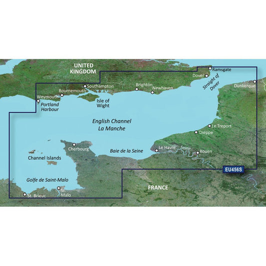 Garmin BlueChart g3 Vision HD - VEU465S - The Solent Channel Islands | SendIt Sailing