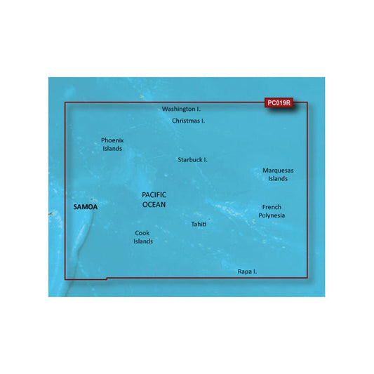Garmin BlueChart g3 Vision HD - VPC019R - Polynesia | SendIt Sailing