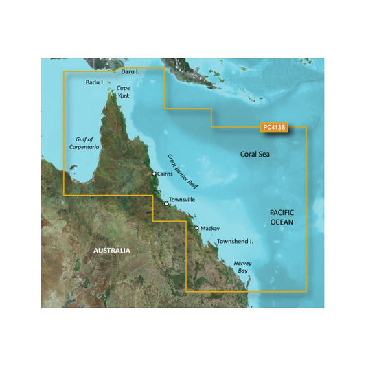 Garmin BlueChart g3 Vision; HD - VPC413S - Mornington I. - Hervey Bay | SendIt Sailing