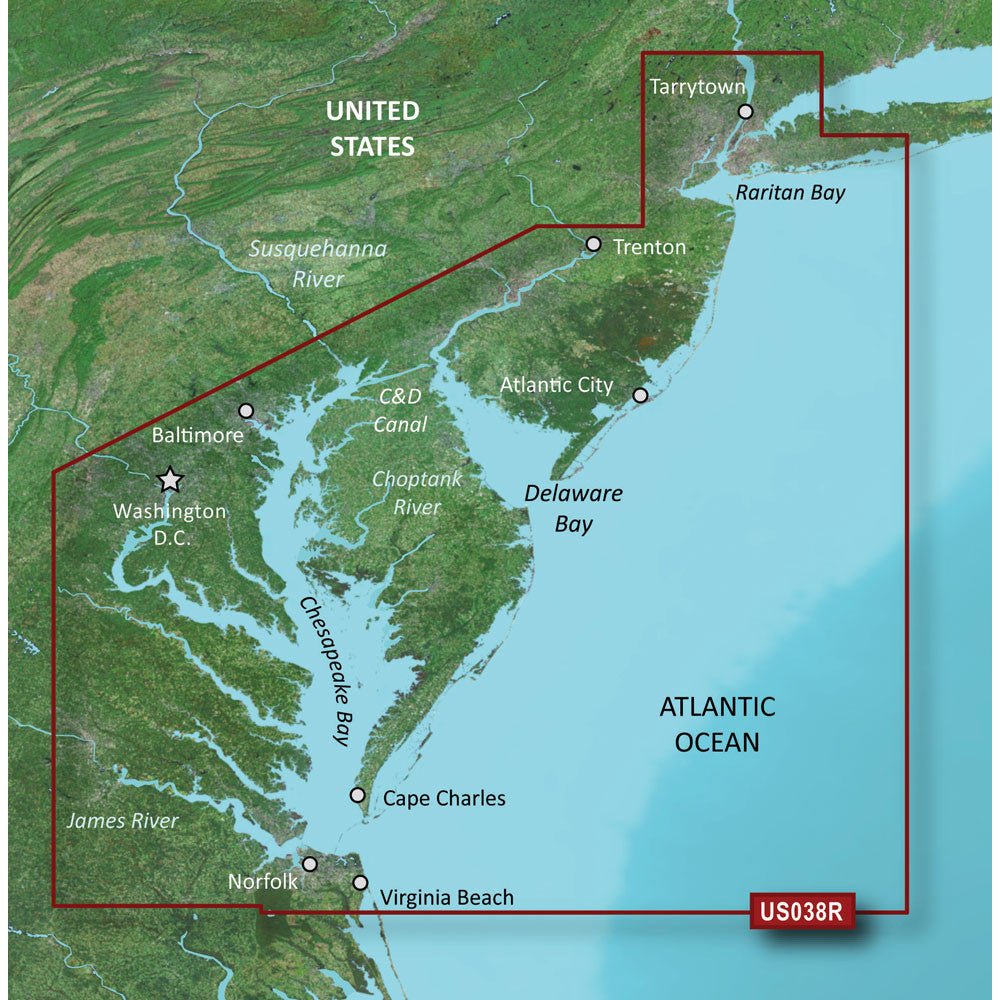 Garmin BlueChart g3 Vision HD - VUS038R - New York - Chesapeake | SendIt Sailing