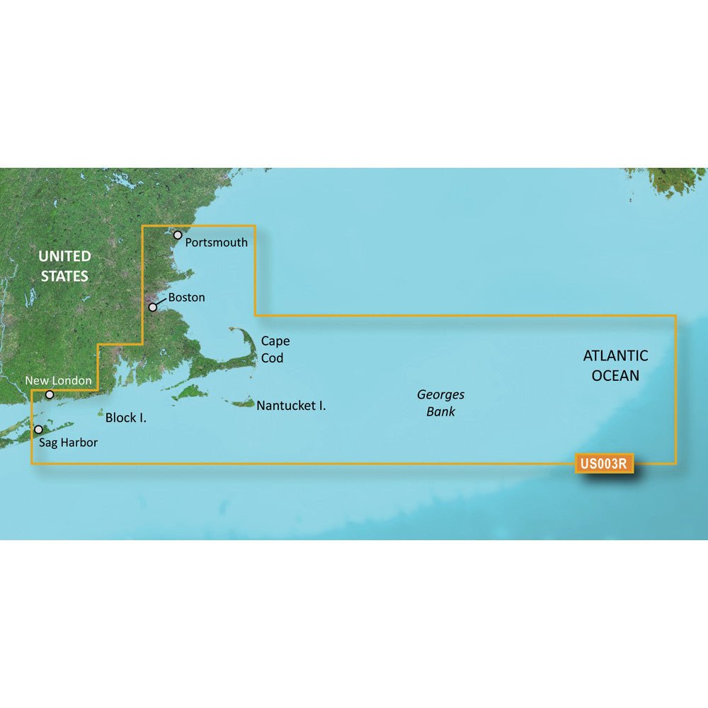 Garmin BlueChart g3 Vision HD - VUS003R - Cape Cod | SendIt Sailing