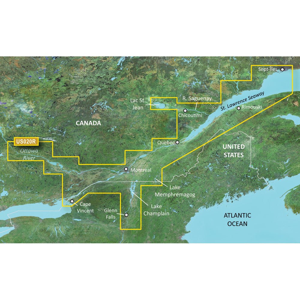Garmin BlueChart g3 Vision HD - VUS020R - St. Lawrence Seaway | SendIt Sailing