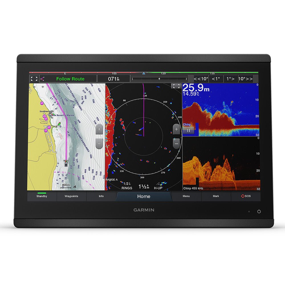 Garmin GPSMAP 8416xsv 16in Chartplotter/Sounder Combo with Worldwide Basemap & Sonar | SendIt Sailing