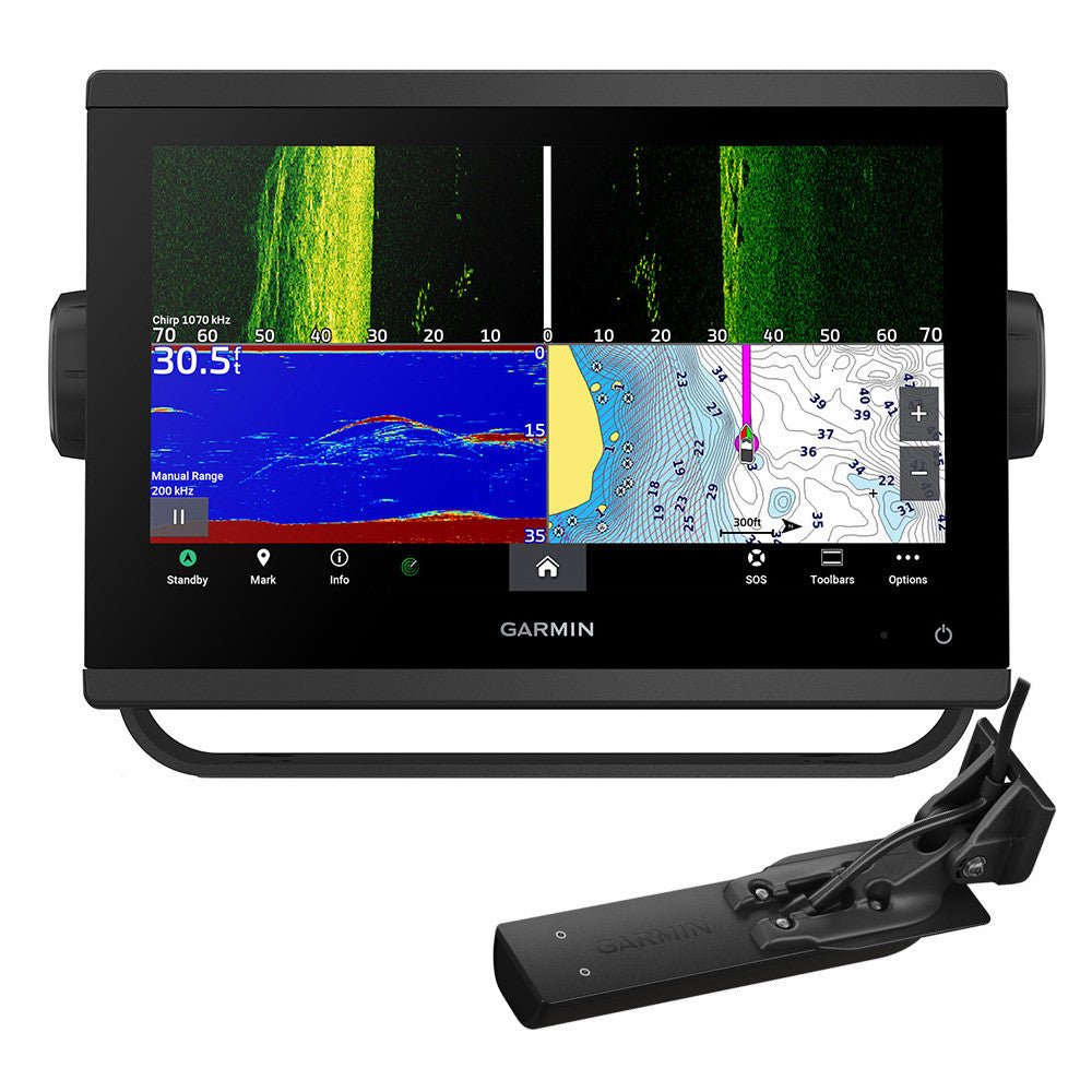 Garmin GPSMAP 943xsv Combo GPS Fishfinder GN+ with GT56-TM | SendIt Sailing
