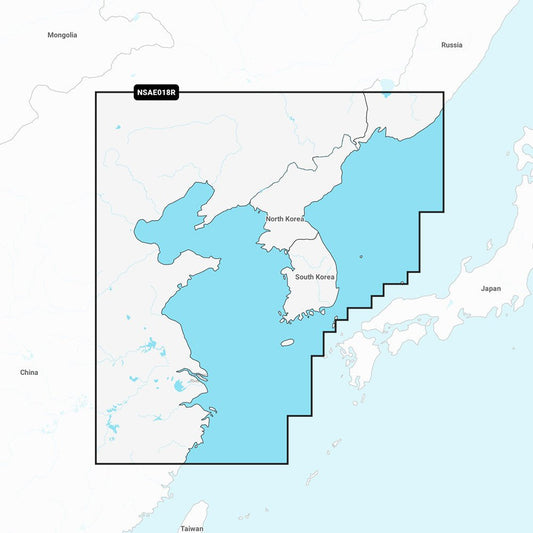 Garmin Navionics+ NSAE018R - Yellow Sea - Marine Chart | SendIt Sailing