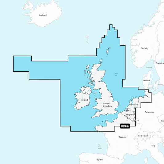 Garmin Navionics+ NSEU628L - U.K., Ireland &; Holland | SendIt Sailing