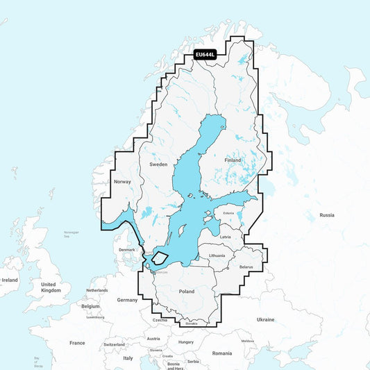 Garmin Navionics+ NSEU644L - Baltic Sea - Marine Chart | SendIt Sailing