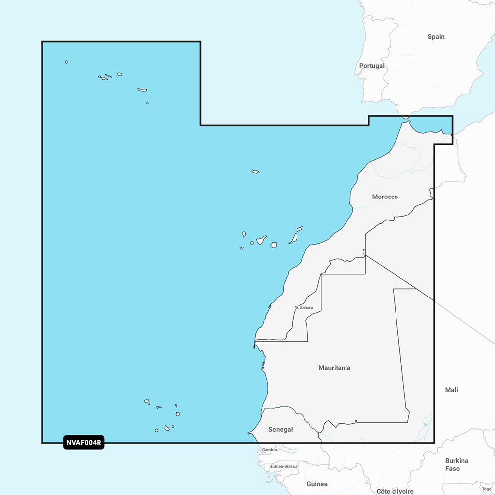 Garmin Navionics Vision+ NVAF004R - Africa, Northwest | SendIt Sailing