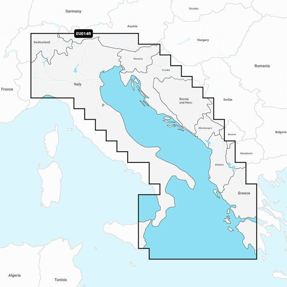 Garmin Navionics Vision+ NVEU014R - Italy, Adriatic Sea | SendIt Sailing