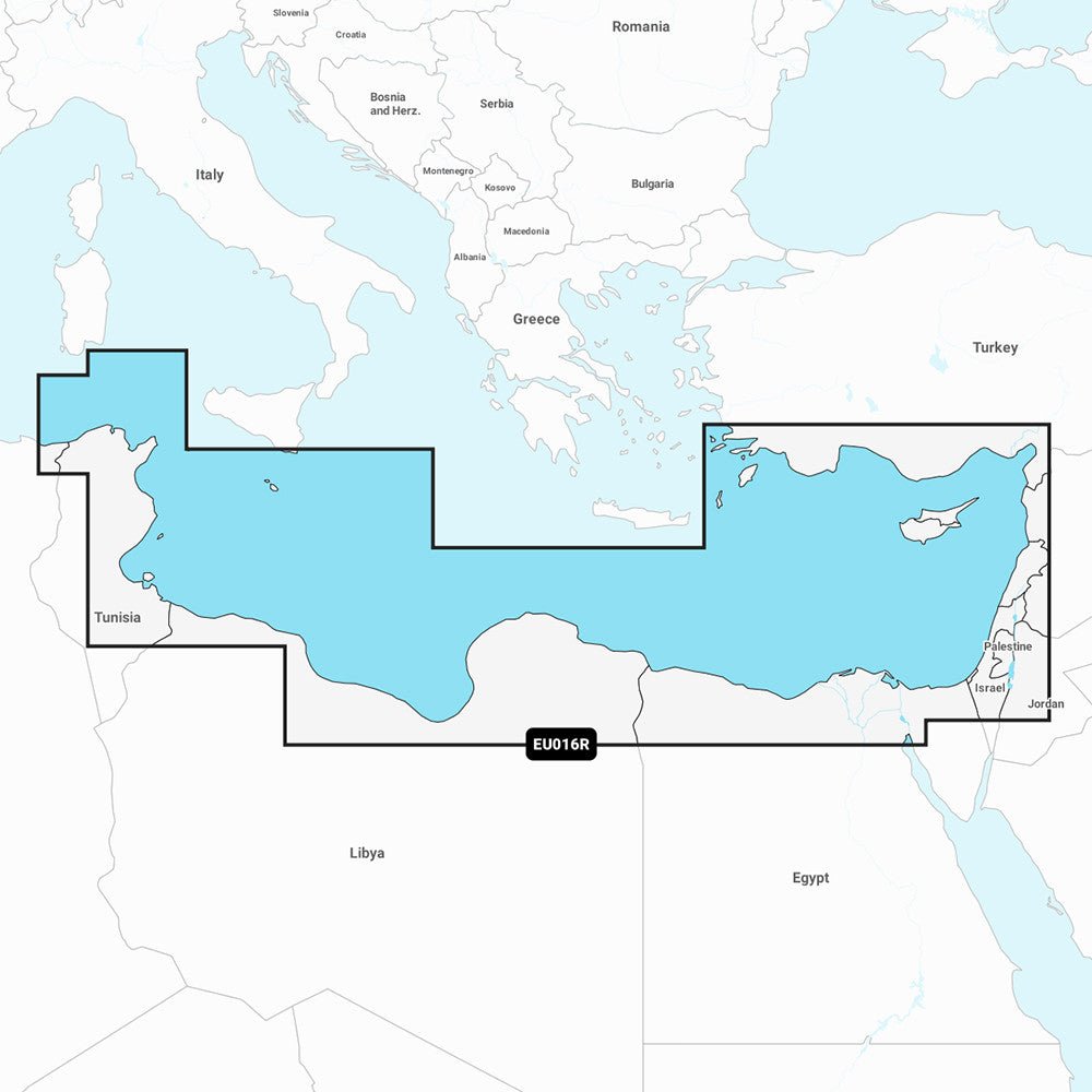 Garmin Navionics Vision+ NVEU016R - Mediterranean Sea, Southeast | SendIt Sailing