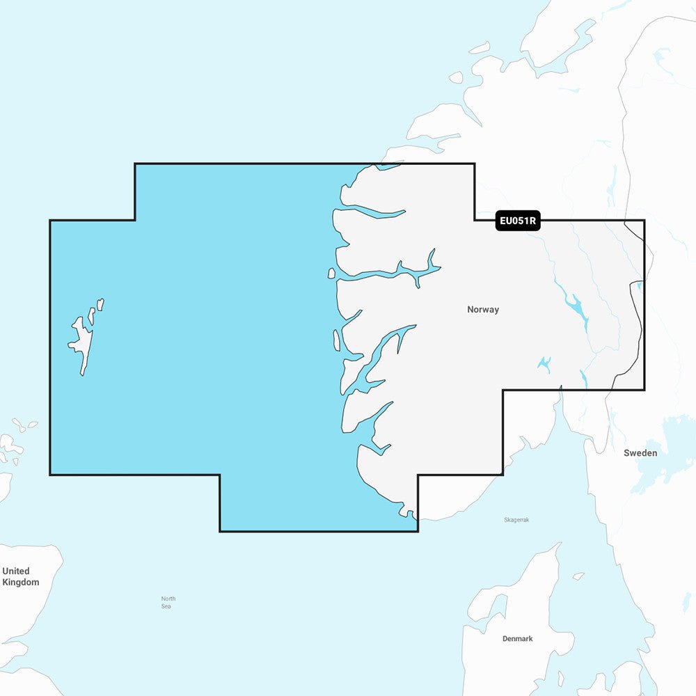 Garmin Navionics Vision+ NVEU051R - Norway, Lista to Sognefjord | SendIt Sailing