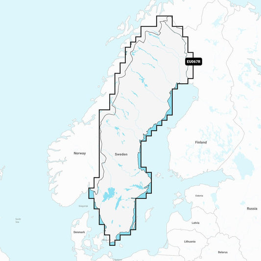 Garmin Navionics Vision+ NVEU067R - Sweden, Lakes & Rivers | SendIt Sailing
