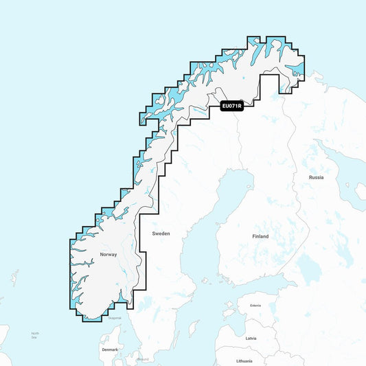 Garmin Navionics Vision+ NVEU071R - Norway, Lakes & Rivers | SendIt Sailing