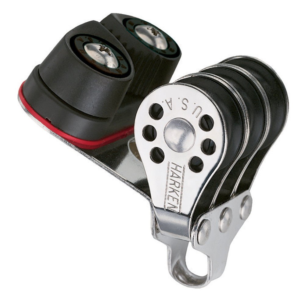 Harken 22mm Triple Micro Block with Cam Cleat- Fishing | SendIt Sailing
