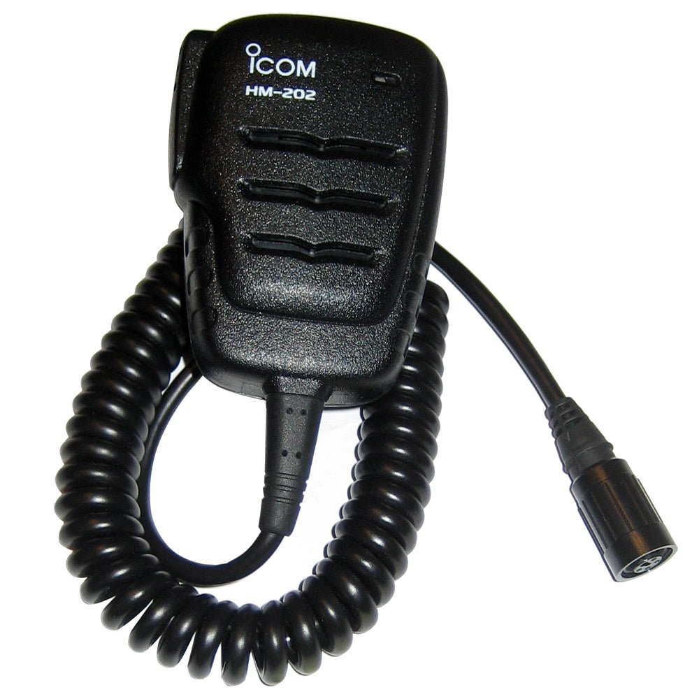 Icom HM-202 Compact Speaker Mic - Waterproof | SendIt Sailing